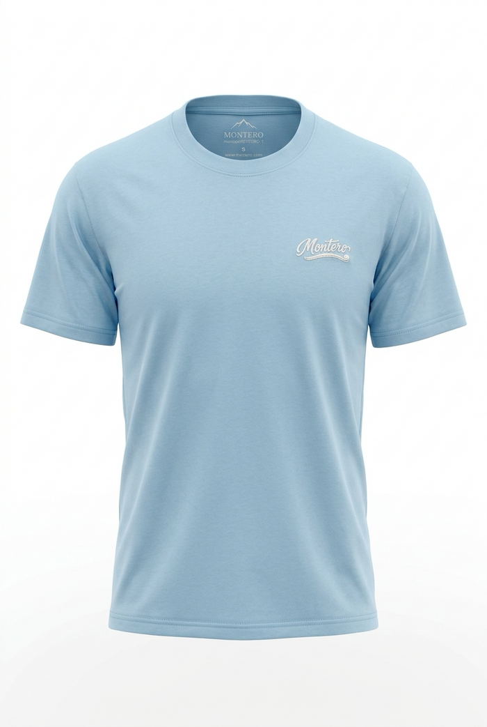 Die with Memories, Not Dreams. T-shirt Babyblau