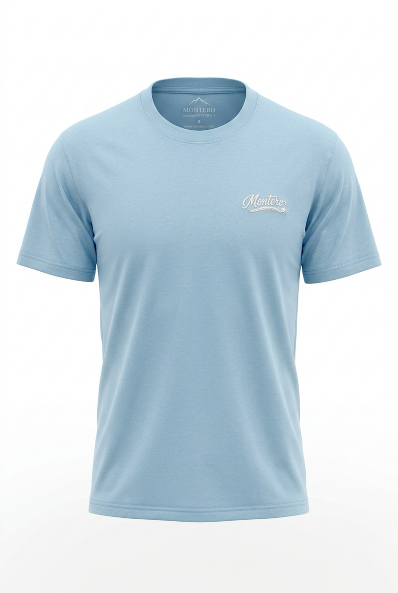 Die with Memories, Not Dreams. T-shirt Babyblau