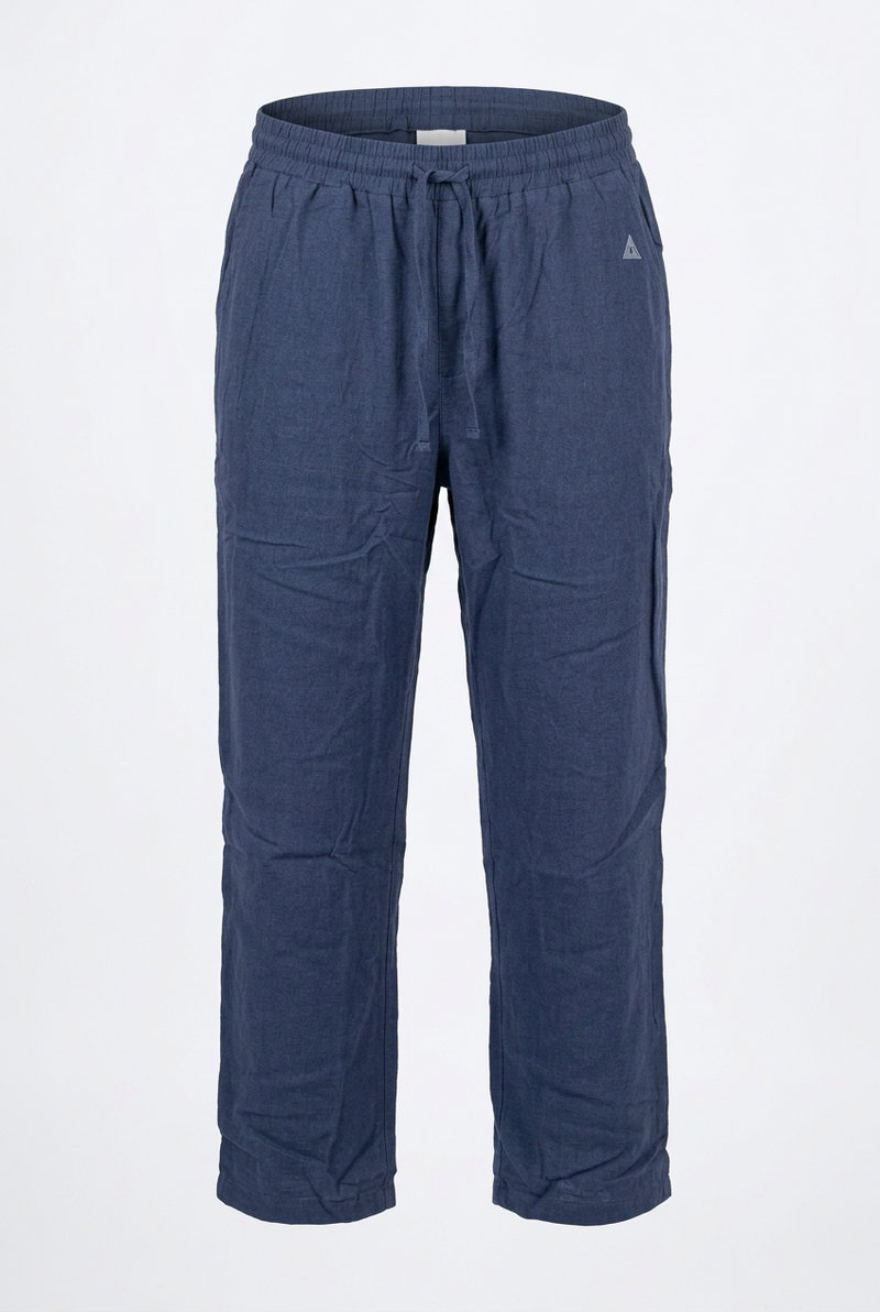 Leinenhosen Navy Blau